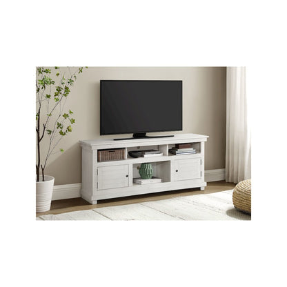 Payne 60-inch TV Stand Media Console Distressed White
