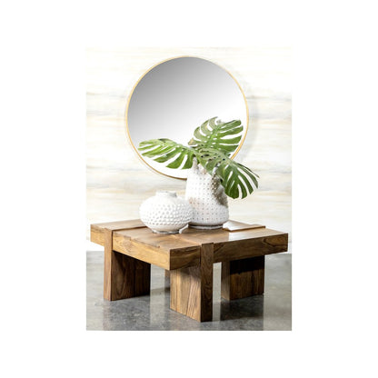 Samira Square Solid Wood Coffee Table Natural Sheesham