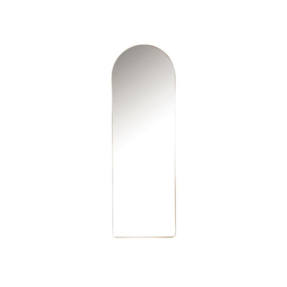 Stabler 20 x 60 Inch Metal Framed Floor Mirror Rose Gold