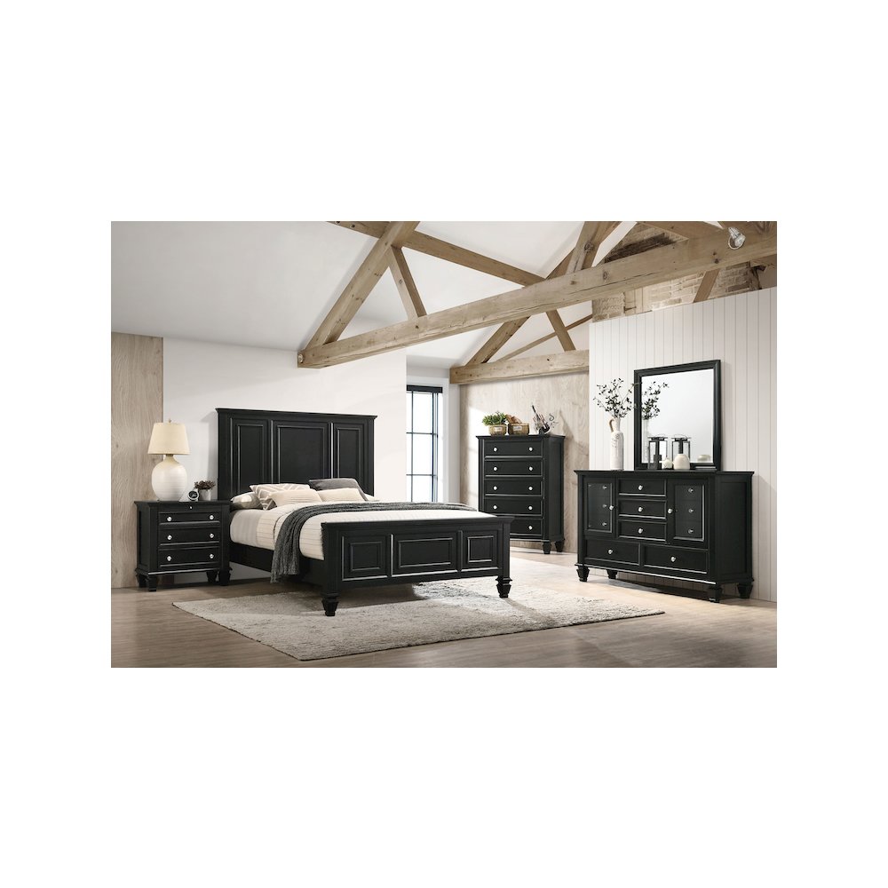 Sandy Beach 11-drawer Dresser Black