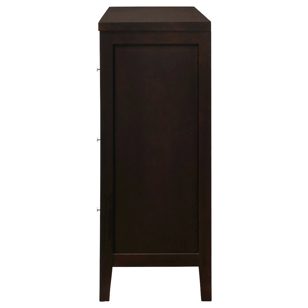 Carlton 6-drawer Dresser Cappuccino