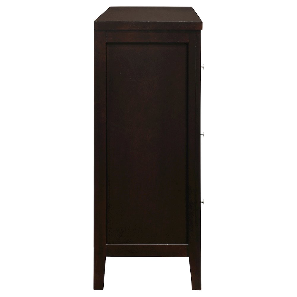 Carlton 6-drawer Dresser Cappuccino