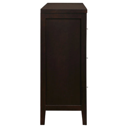 Carlton 6-drawer Dresser Cappuccino