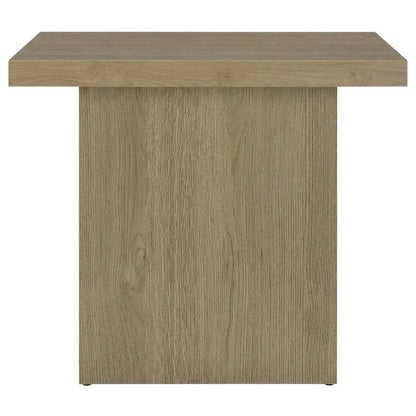 Latte, End Side Table, Square Shape, 100 lbs Weight Capacity