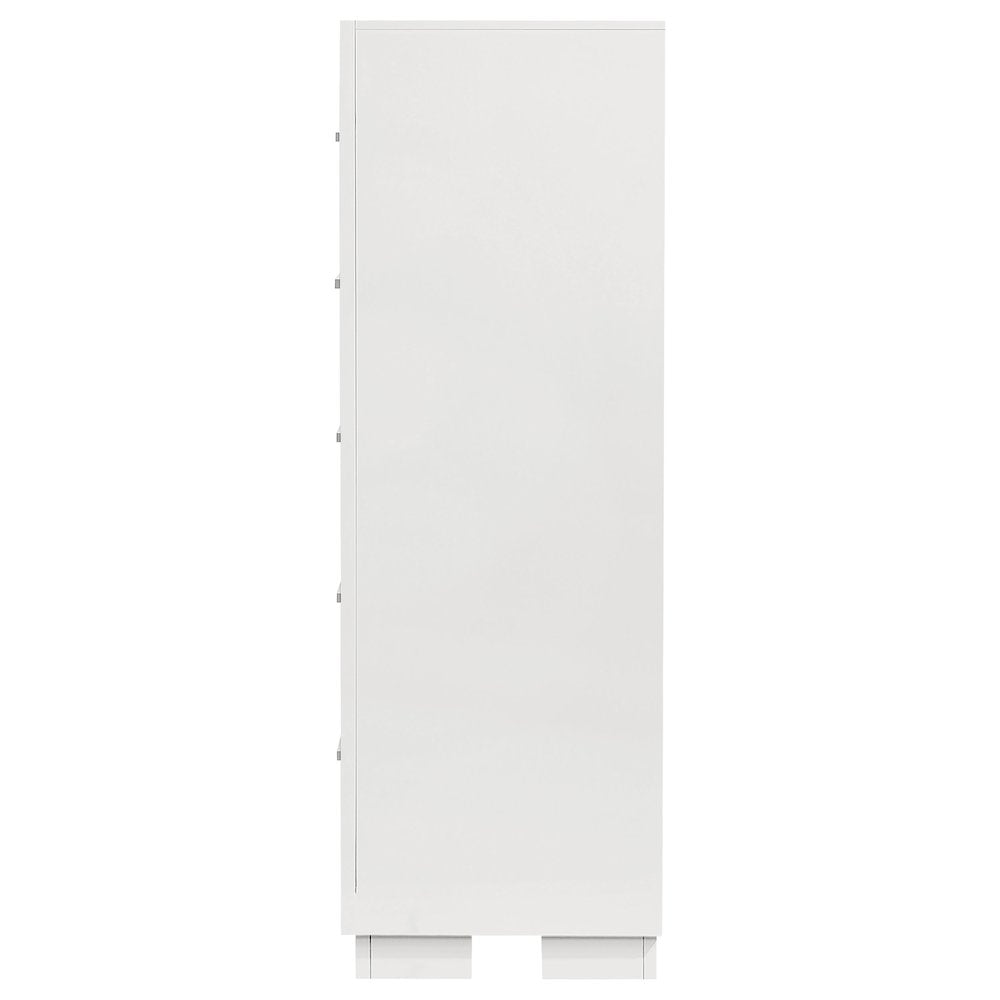 Jessica 5-drawer Bedroom Chest Cream White