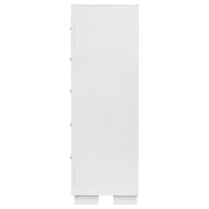 Jessica 5-drawer Bedroom Chest Cream White