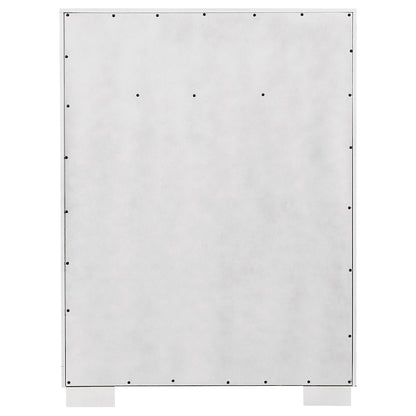 Jessica 5-drawer Bedroom Chest Cream White