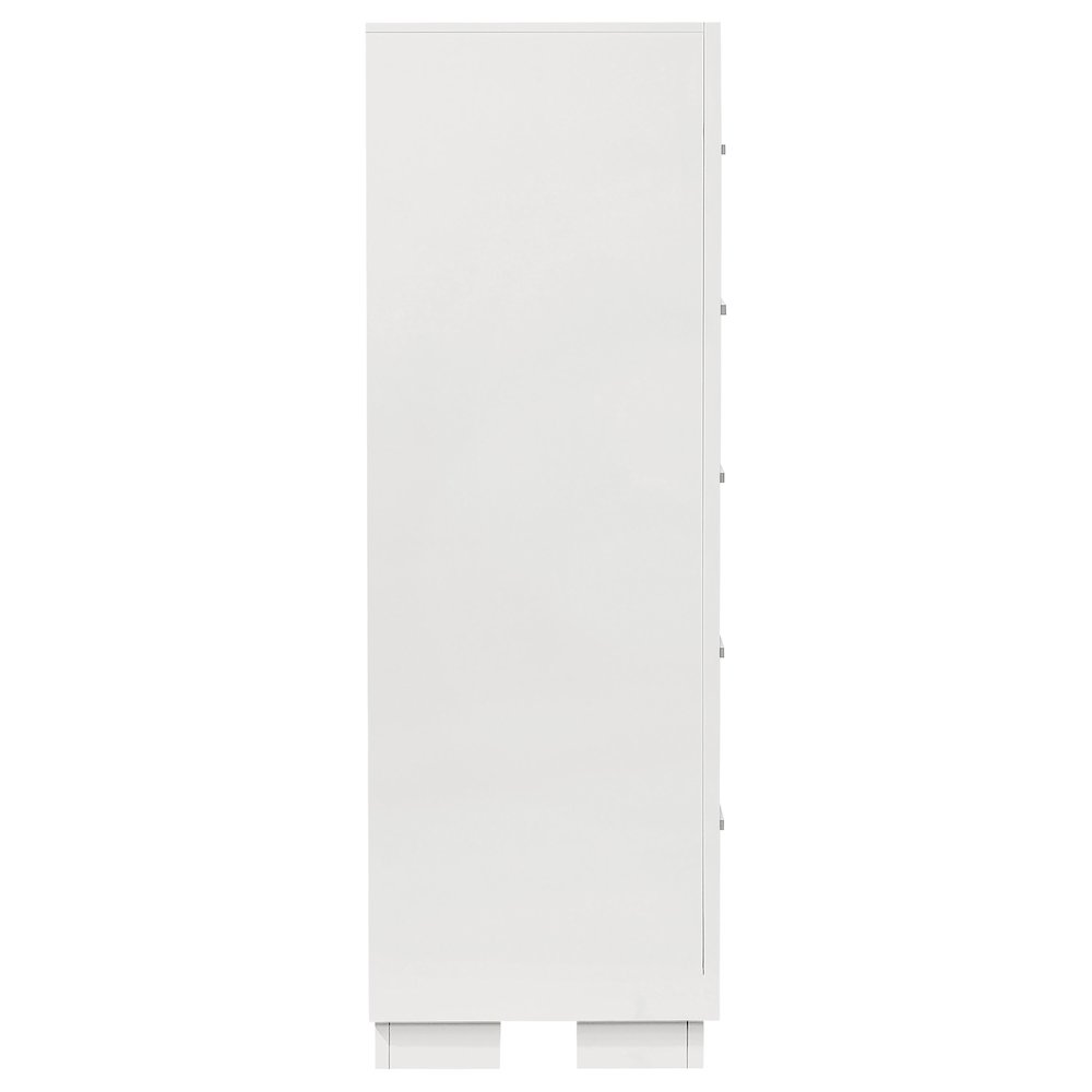 Jessica 5-drawer Bedroom Chest Cream White