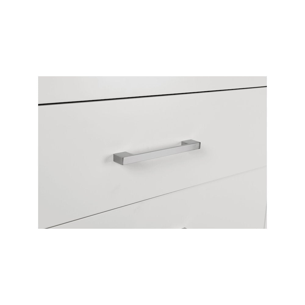 Jessica 5-drawer Bedroom Chest Cream White