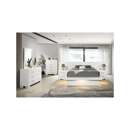 Jessica 5-drawer Bedroom Chest Cream White