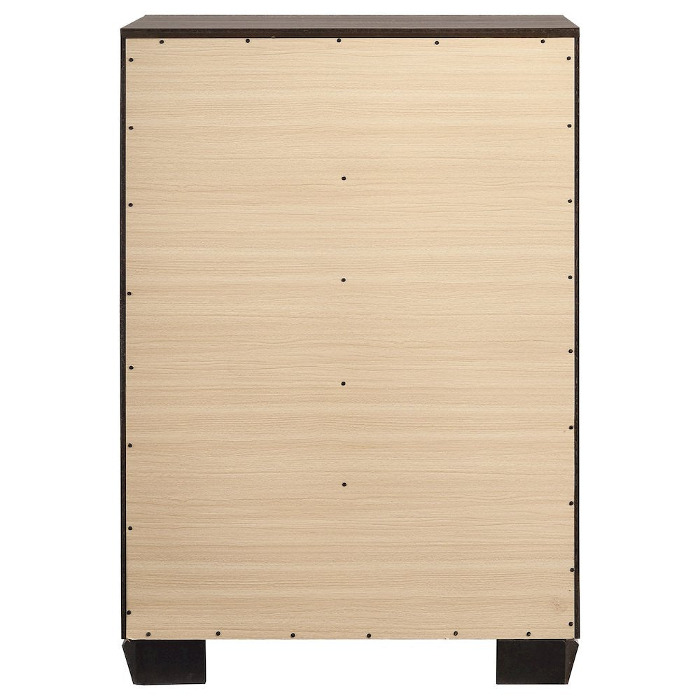 Kauffman 5-drawer Bedroom Chest Washed Taupe