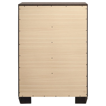 Kauffman 5-drawer Bedroom Chest Washed Taupe
