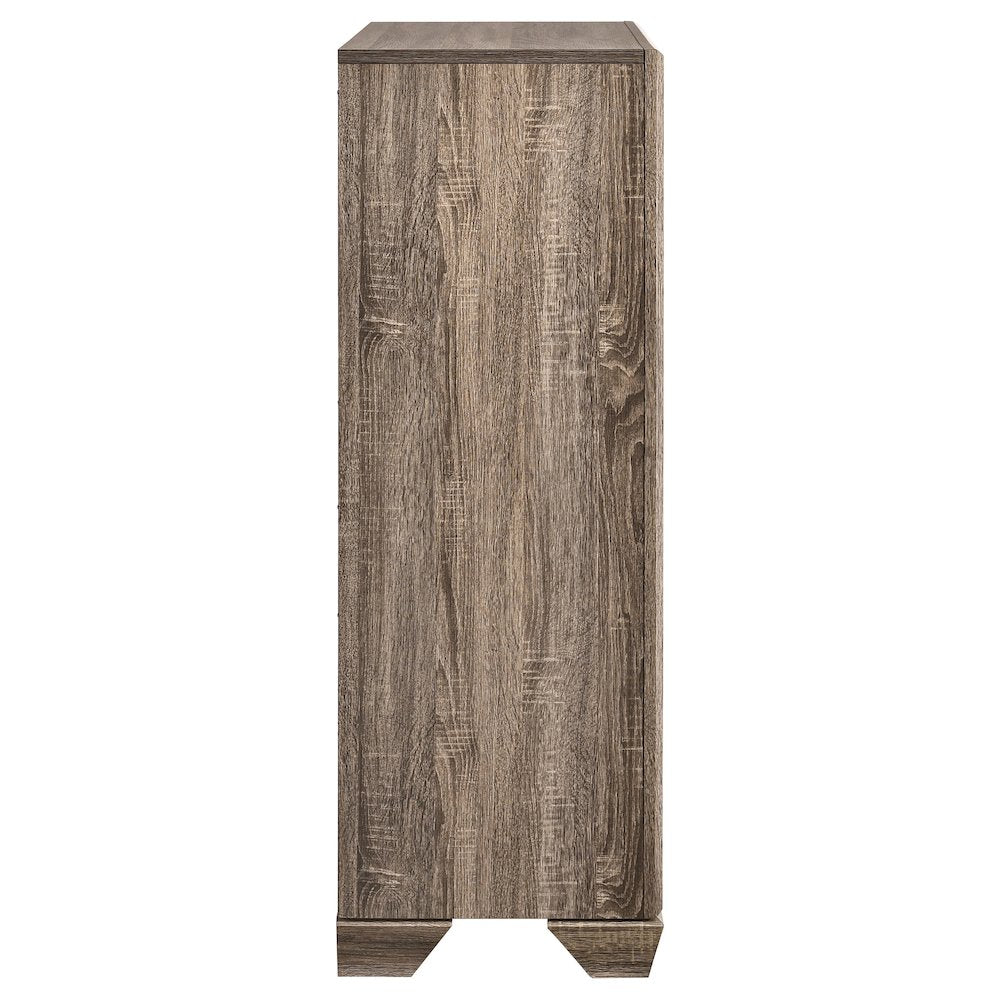 Kauffman 5-drawer Bedroom Chest Washed Taupe