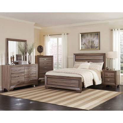 Kauffman 5-drawer Bedroom Chest Washed Taupe