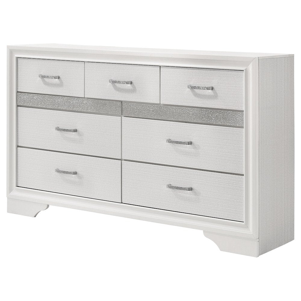 Miranda 7-drawer Dresser White