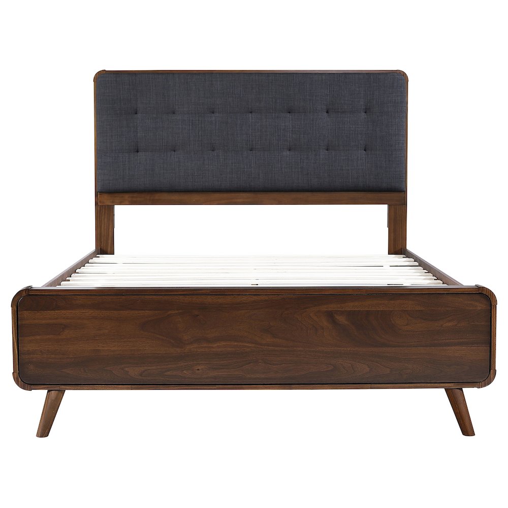 Robyn Wood Queen Panel Bed Dark Walnut