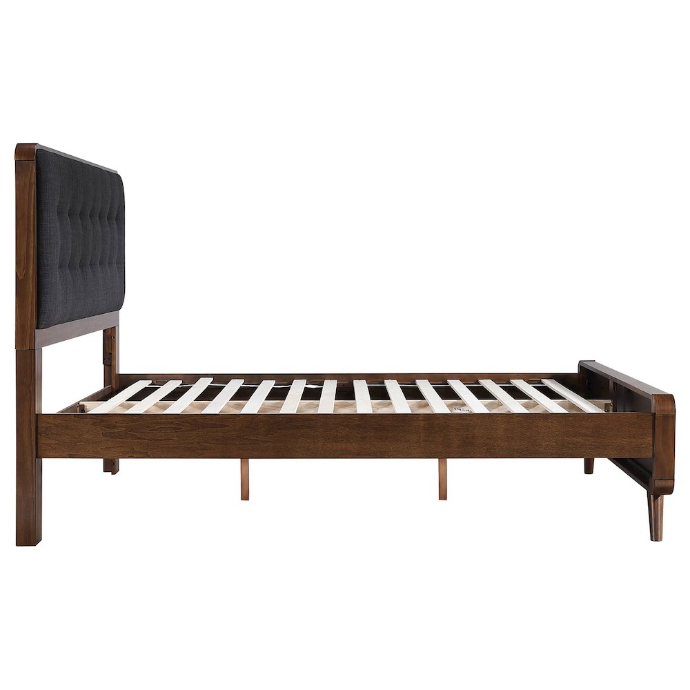 Robyn Wood Queen Panel Bed Dark Walnut