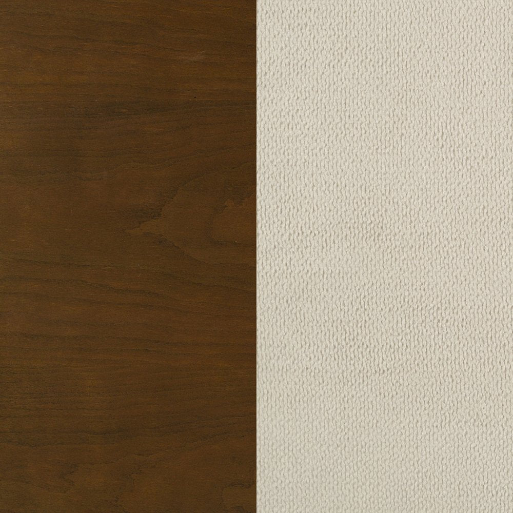 Garland 58-inch Queen Panel Bed Cream and Brown Cherry