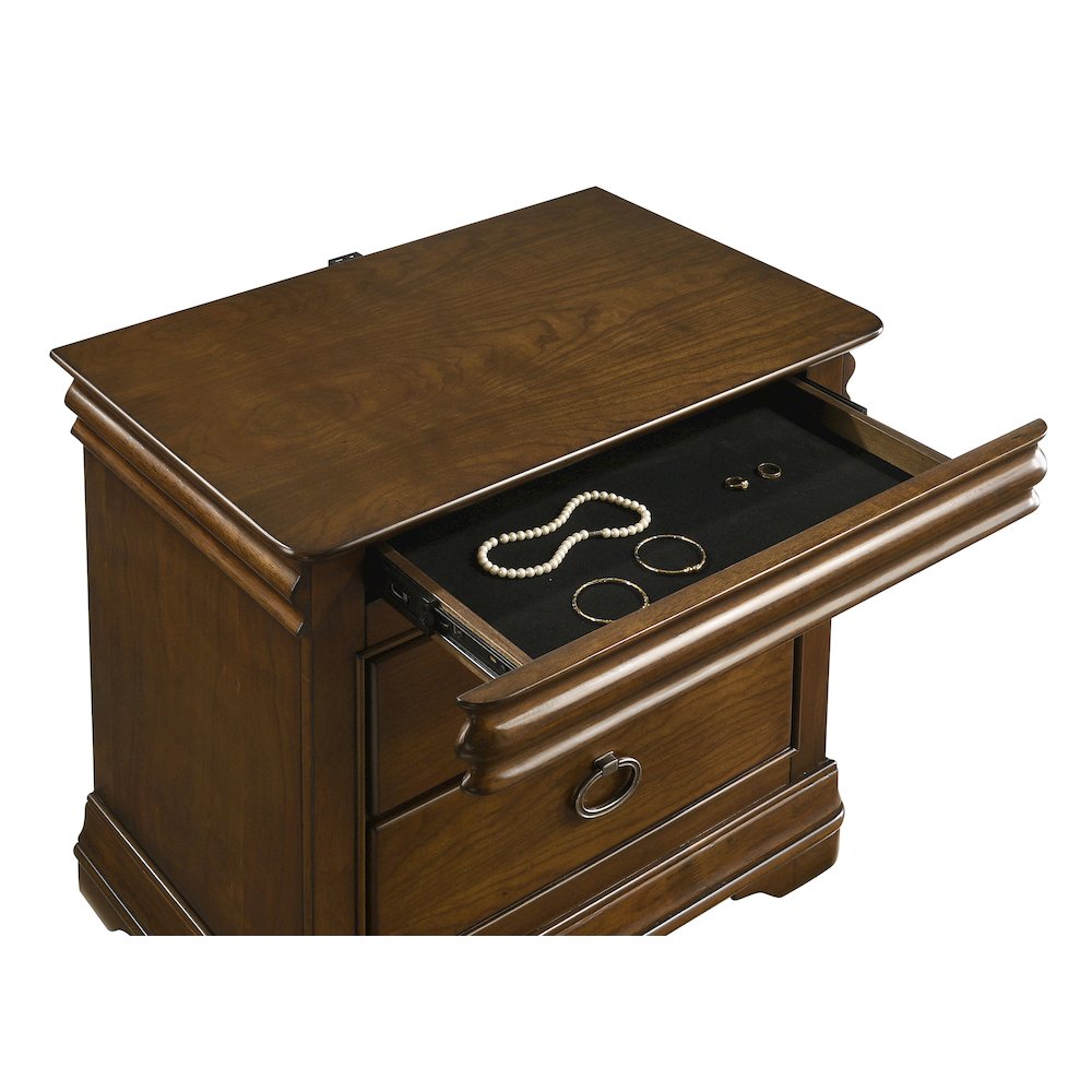 Garland 4-piece Queen Bedroom Set Brown Cherry