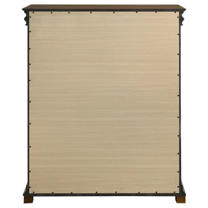 Garland 4-drawer Bedroom Chest of Drawers Brown Cherry