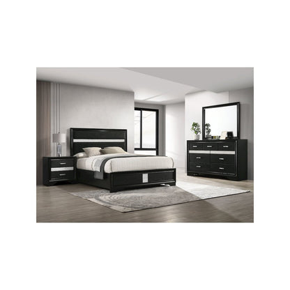 Miranda 4-piece California King Bedroom Set Black