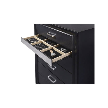 Miranda 5-drawer Bedroom Chest Black