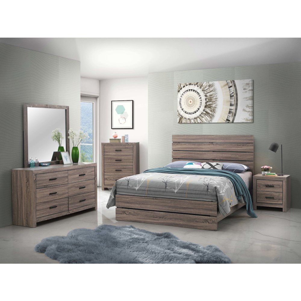 Brantford 2-drawer Nightstand Barrel Oak