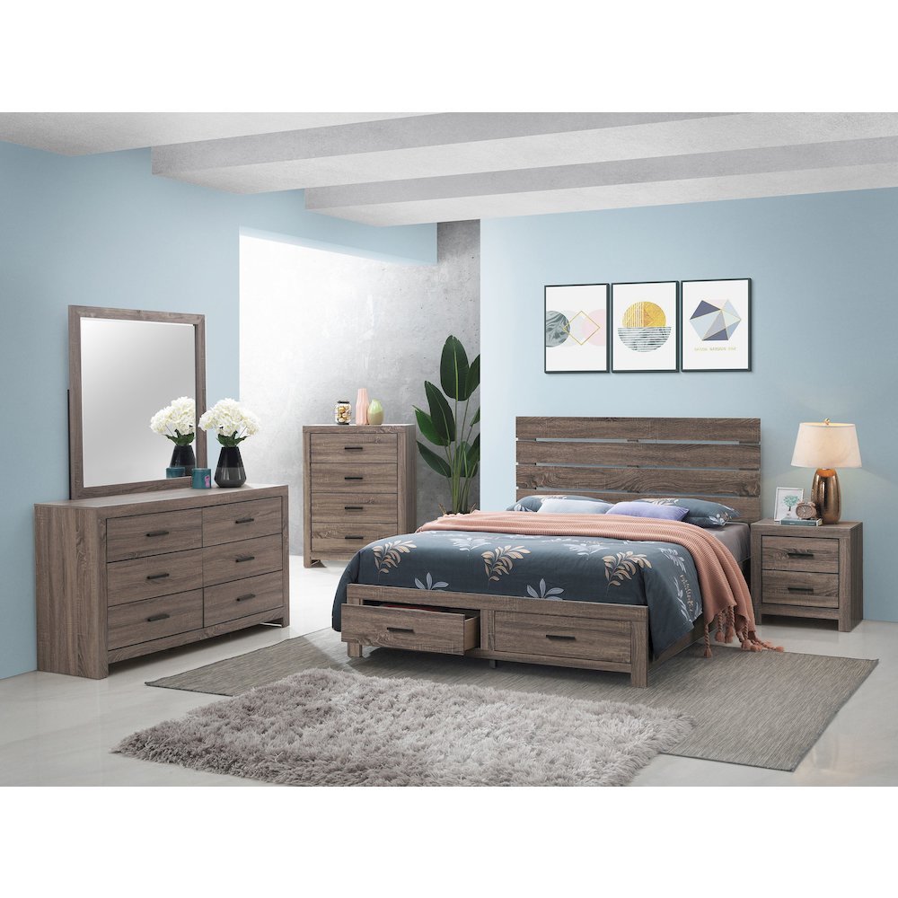 Brantford 2-drawer Nightstand Barrel Oak