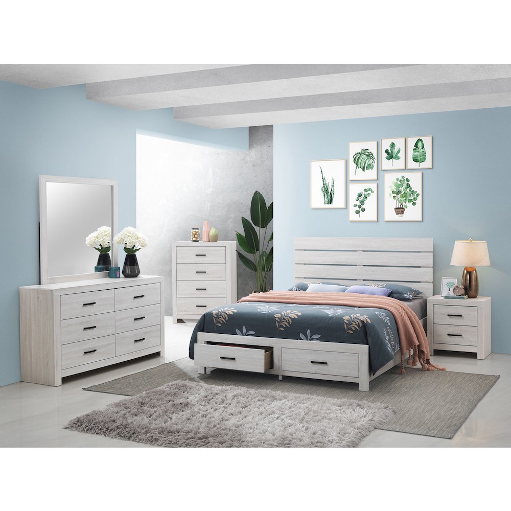 Brantford 6-drawer Dresser Coastal White