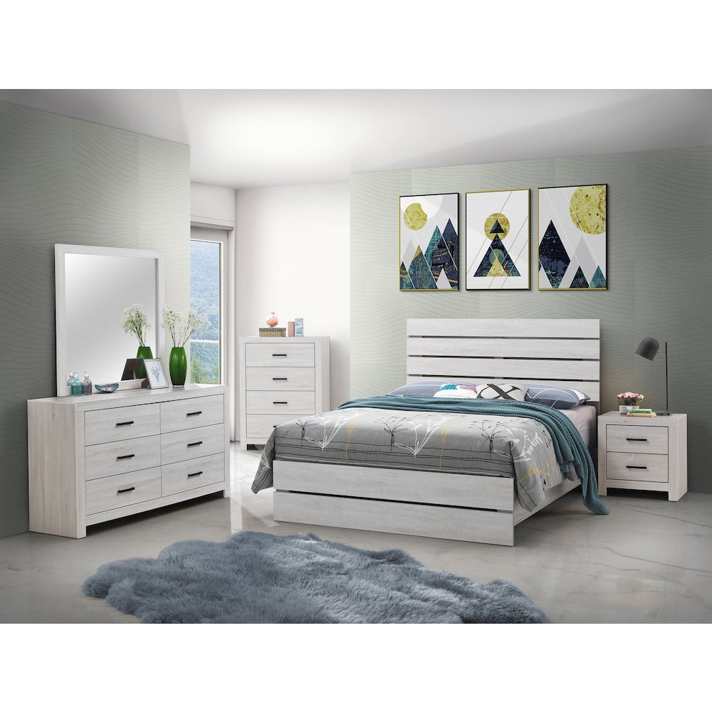 Brantford 6-drawer Dresser Coastal White