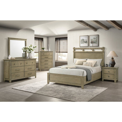 Hazlewood Dresser Mirror Vineyard Oak