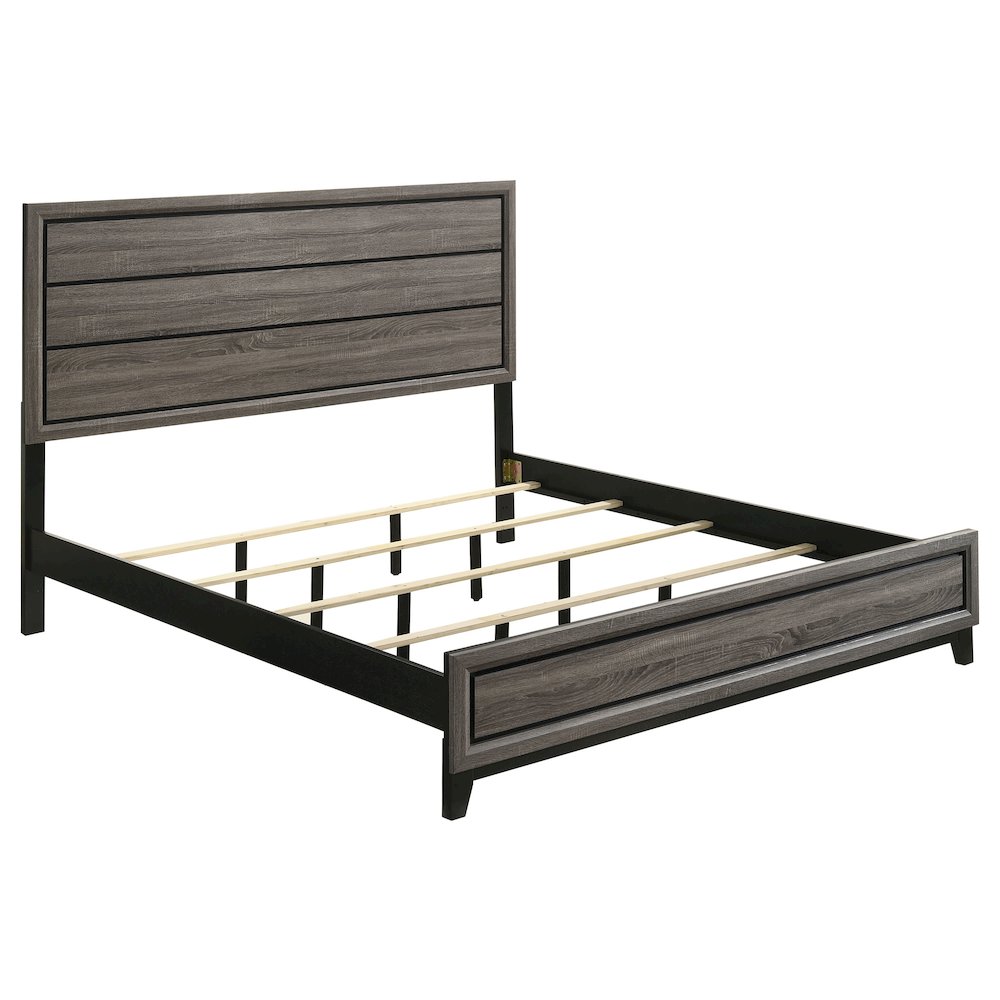 Watson 4-piece Eastern King Bedroom Set Grey Oak