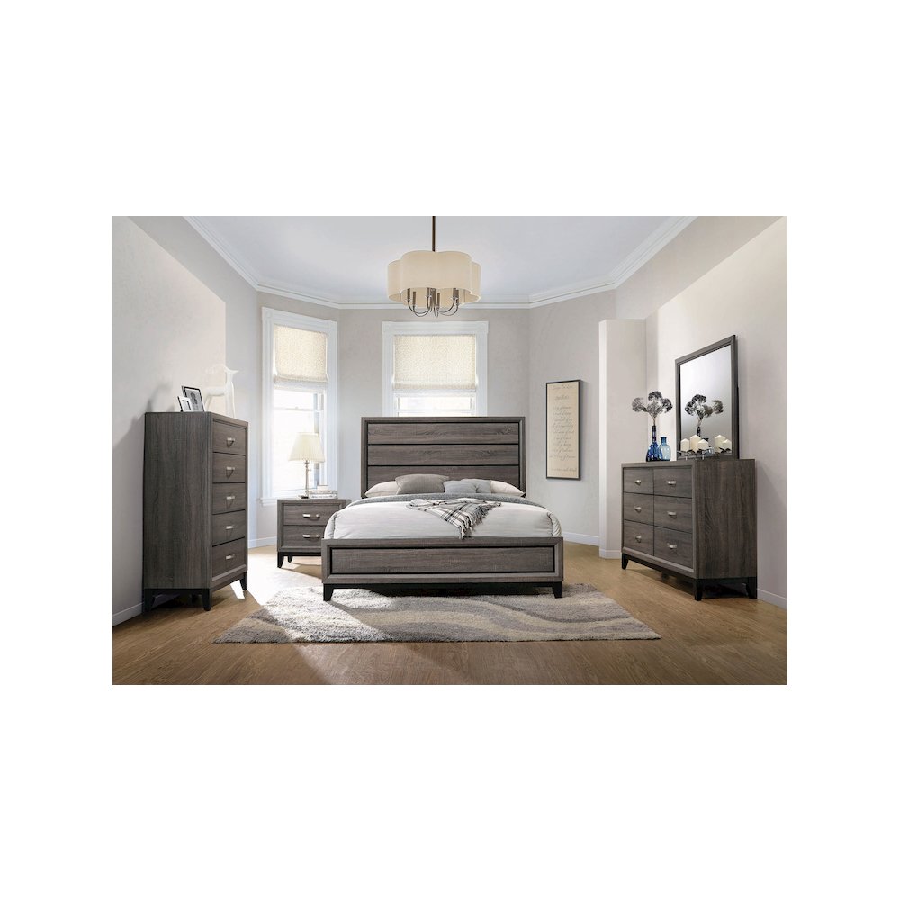 Watson 5-piece California King Bedroom Set Grey Oak