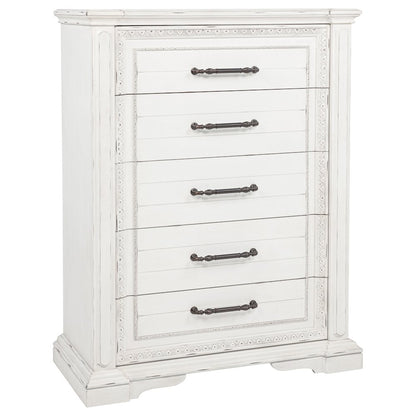 McKinney 5-piece Eastern King Bedroom Set Vintage White