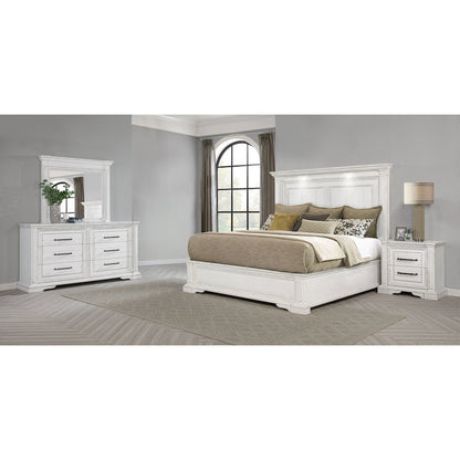 McKinney 4-piece Queen Bedroom Set Vintage White