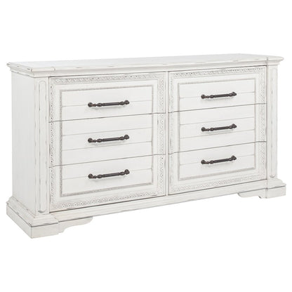 McKinney 4-piece Queen Bedroom Set Vintage White