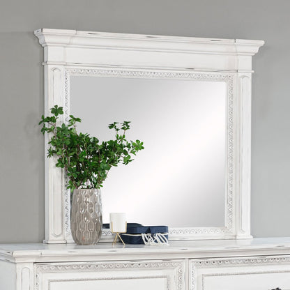 McKinney Dresser Mirror Vintage White