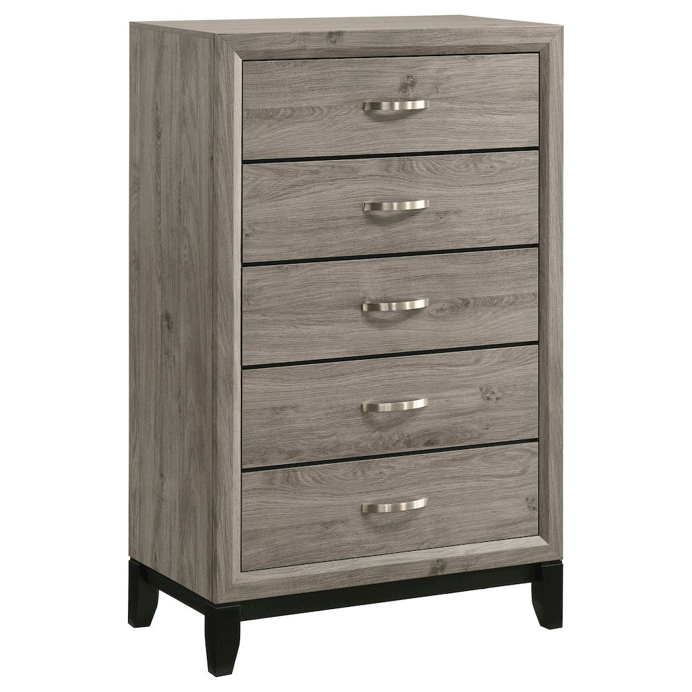 Watson Five-piece California King Bedroom Set Light Taupe