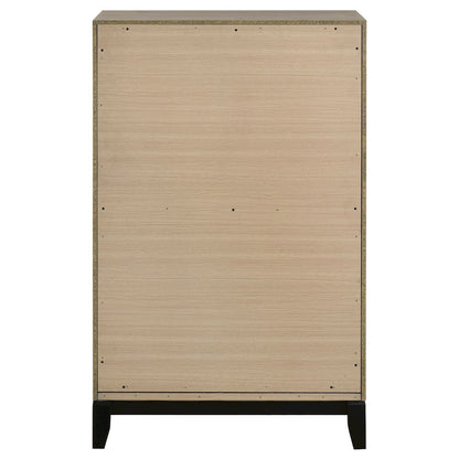 Watson 5-drawer Bedroom Chest of Drawers Light Taupe