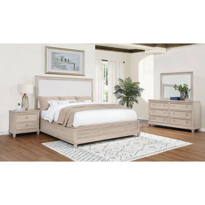 Pembroke 4-piece California King Bedroom Set Washed Oak
