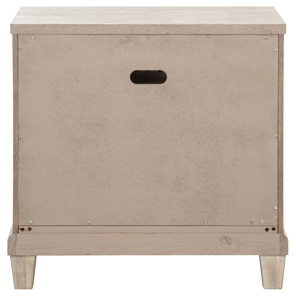 Pembroke 2-drawer Nightstand Bedside Table Washed Oak
