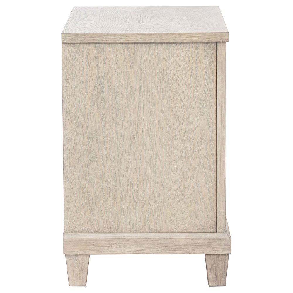 Pembroke 2-drawer Nightstand Bedside Table Washed Oak