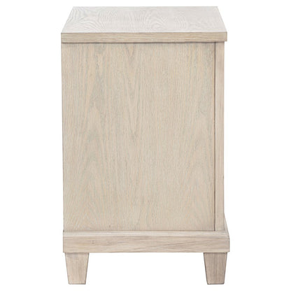 Pembroke 2-drawer Nightstand Bedside Table Washed Oak