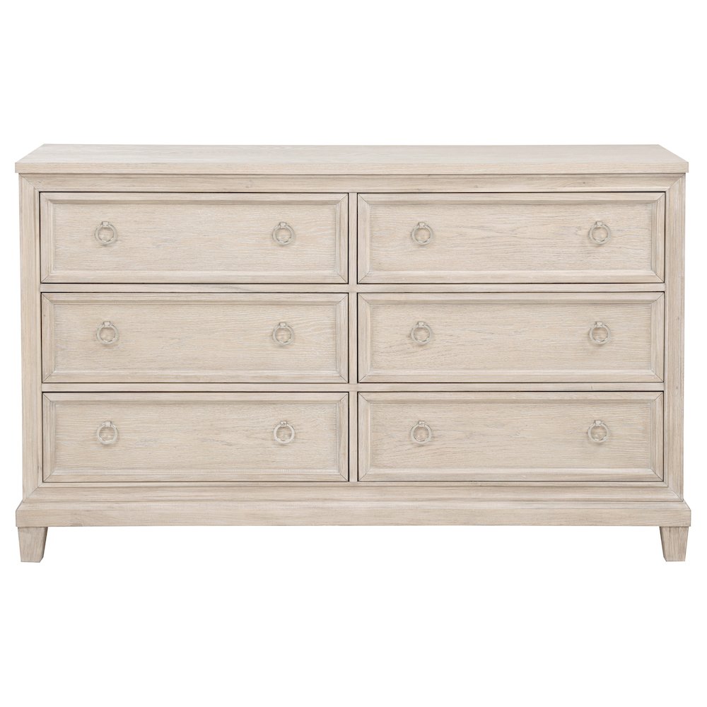 Pembroke 6-drawer Bedroom Dresser Cabinet Washed Oak