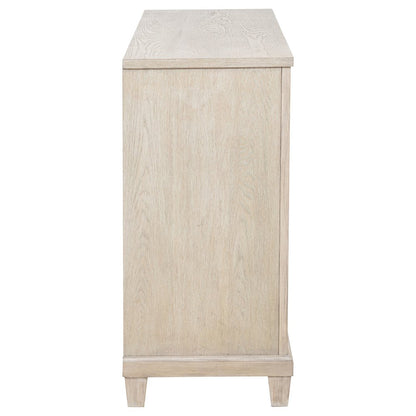 Pembroke 6-drawer Bedroom Dresser Cabinet Washed Oak