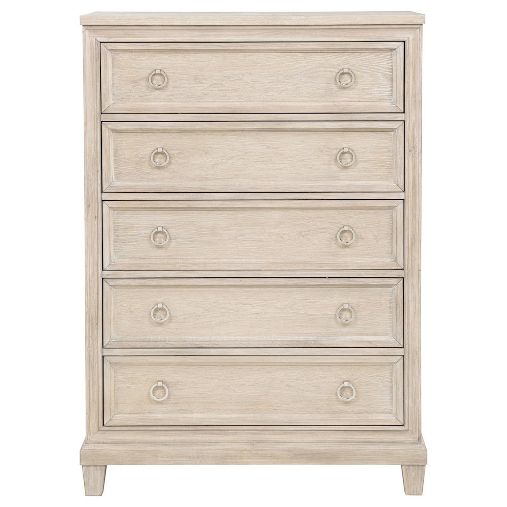 Pembroke 5-drawer Chest of Drawers Washed Oak