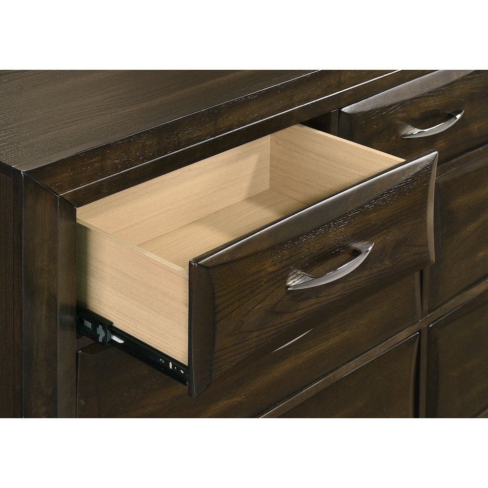 Atlas 4-piece California King Bedroom Set Dark Oak