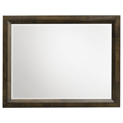 Atlas Bedroom Dresser Mirror Dark Oak
