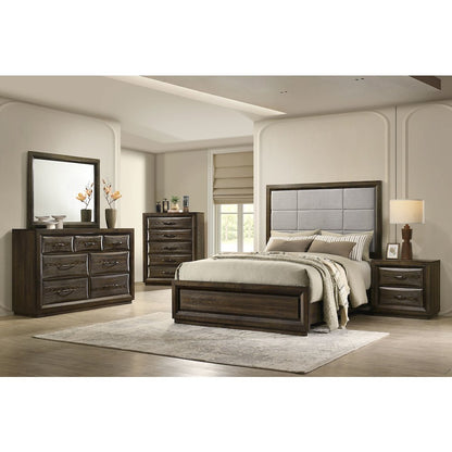 Atlas Bedroom Dresser Mirror Dark Oak