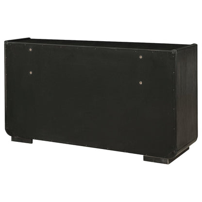 Leandro 8-drawer Bedroom Dresser Cabinet Burnished Black